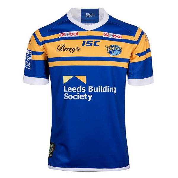 Camiseta Rugby Leeds Rhinos Primera 2018 Azul